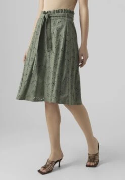 Vero Moda BRODERIE ANGLAISE - A-Linien-Rock - Mottled Green -Vero Moda Verkäufe d36b316fd592436d830355f84528ab7f 1