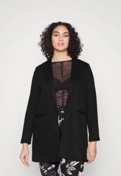 Vero Moda Curve VMVERINA LONG - Blazer - Black