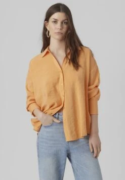 Vero Moda QUEENY LS WVN GA NOOS - Hemdbluse - Mock Orange -Vero Moda Verkäufe d4df5182a48e4a9d9626fec1e22be2fd 1