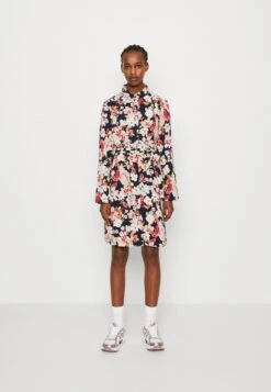 Vero Moda VMLUCIA SHIRT DRESS - Blusenkleid - Navy/lala