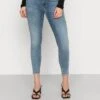 Vero Moda VMPEACH CUT - Jeans Skinny Fit - Light Blue Denim