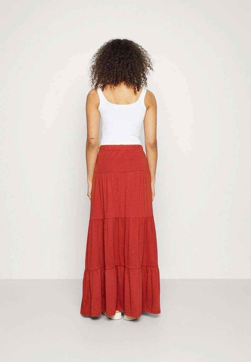 Vero Moda Tall VMMIA MAXI SKIRT - Maxirock - Barn Red 3 Vero Moda Tall VMMIA MAXI SKIRT - Maxirock - Barn Red – Bild 3