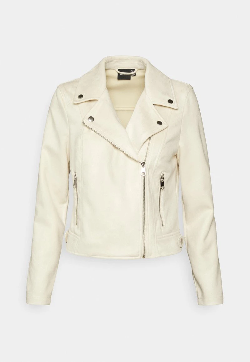 Vero Moda Petite VMJOSE SHORT JACKET - Kunstlederjacke - Birch 5 Vero Moda Petite VMJOSE SHORT JACKET - Kunstlederjacke - Birch – Bild 5