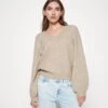 Vero Moda VMDALIA - Strickpullover - Beige