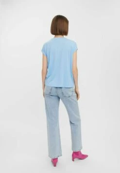 Vero Moda V NECK - T-Shirt Basic - Blue Bell 8 Vero Moda V NECK - T-Shirt Basic - Blue Bell -Vero Moda Verkäufe d927a2aaef544bbda4579cffbfd55531