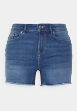 Vero Moda Petite VMPEACH - Jeans Shorts - Medium Blue Denim