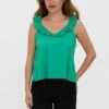 Vero Moda Gerüschtes - Top - Holly Green