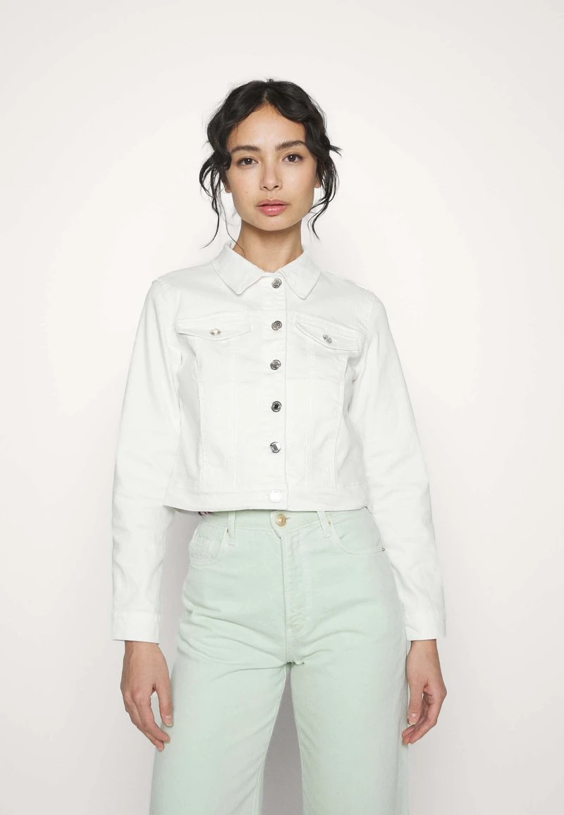 Vero Moda Petite JACKET - Jeansjacke - Cloud Dancer 1 Vero Moda Petite JACKET - Jeansjacke - Cloud Dancer