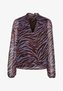Vero Moda VMKAYA FALL LS V-NECK WVN - Bluse - Jacaranda -Vero Moda Verkäufe dc5fa47410d3408c88bbf2a0f5b58b83