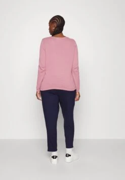 Vero Moda Curve VMCARE STRUCTURE O NECK - Strickpullover - Nostalgia Rose -Vero Moda Verkäufe ddc0075bed064bffb56f617cbcab5591