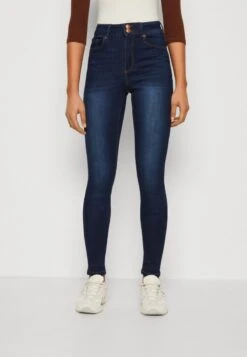 Vero Moda Tall VMSOPHIA - Jeans Skinny Fit - Dark Blue Denim