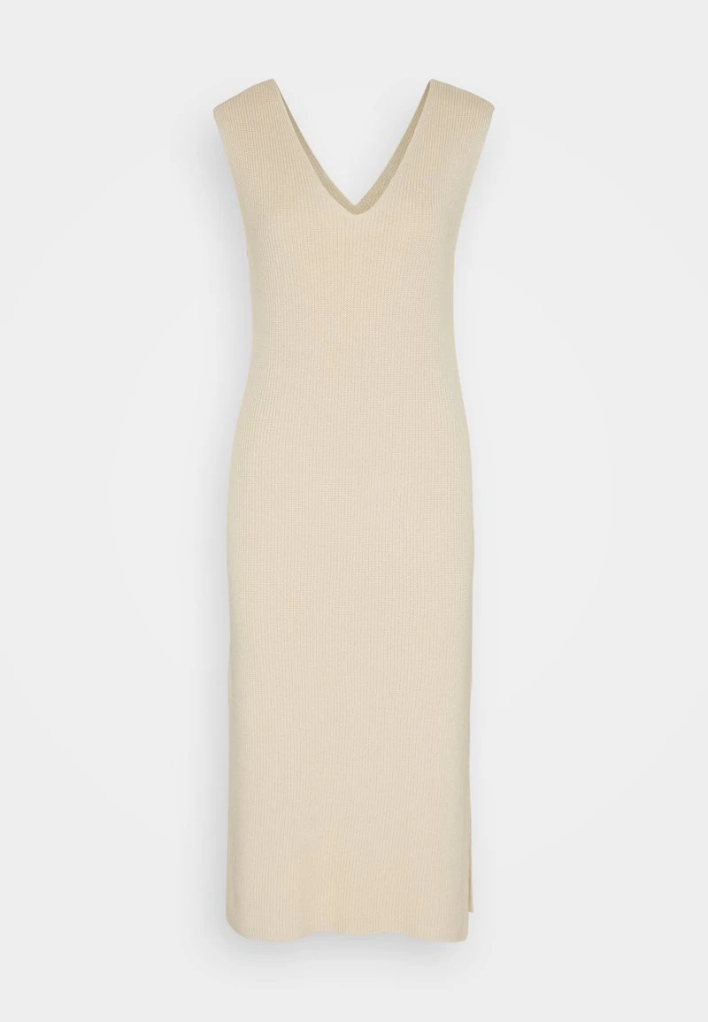 VMDAGNY VNECK CALF DRESS - Strickkleid - Oatmeal 5 VMDAGNY VNECK CALF DRESS - Strickkleid - Oatmeal – Bild 5