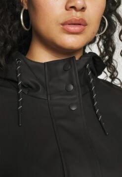 Vero Moda Curve VMMALOU COATED JACKET - Parka - Black -Vero Moda Verkäufe e00c6e05e0e346a18fdf1782fcdfd823