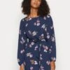 Vero Moda VMLYDIA SHORT DRESS - Freizeitkleid - Navy Blazer