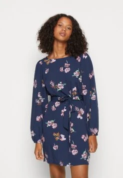 Vero Moda VMLYDIA SHORT DRESS - Freizeitkleid - Navy Blazer