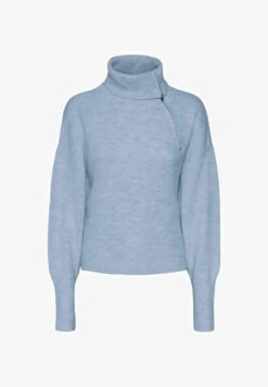 Vero Moda HALF ZIP ROLLKRAGEN - Strickpullover - Cashmere Blue -Vero Moda Verkäufe e1fb241613594873826b65db83a9bcbe