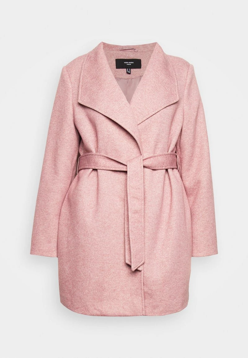 Vero Moda Curve VMVERODONAVIVIAN COAT CURVE - Klassischer Mantel - Nostalgia Rose/melange 5 Vero Moda Curve VMVERODONAVIVIAN COAT CURVE - Klassischer Mantel - Nostalgia Rose/melange – Bild 5