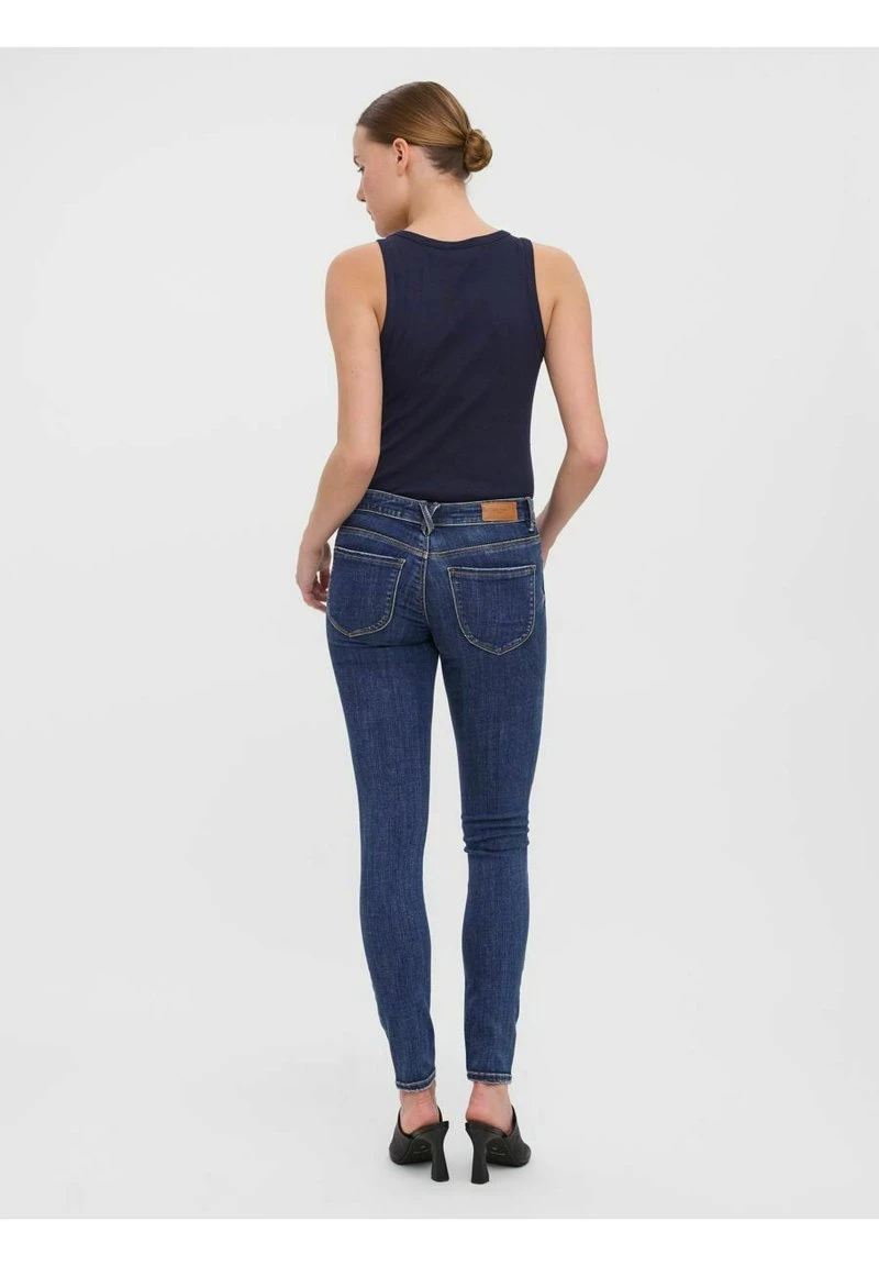 Vero Moda VMLYDIA - Jeans Skinny Fit - Dark Blue Denim 3 Vero Moda VMLYDIA - Jeans Skinny Fit - Dark Blue Denim – Bild 3
