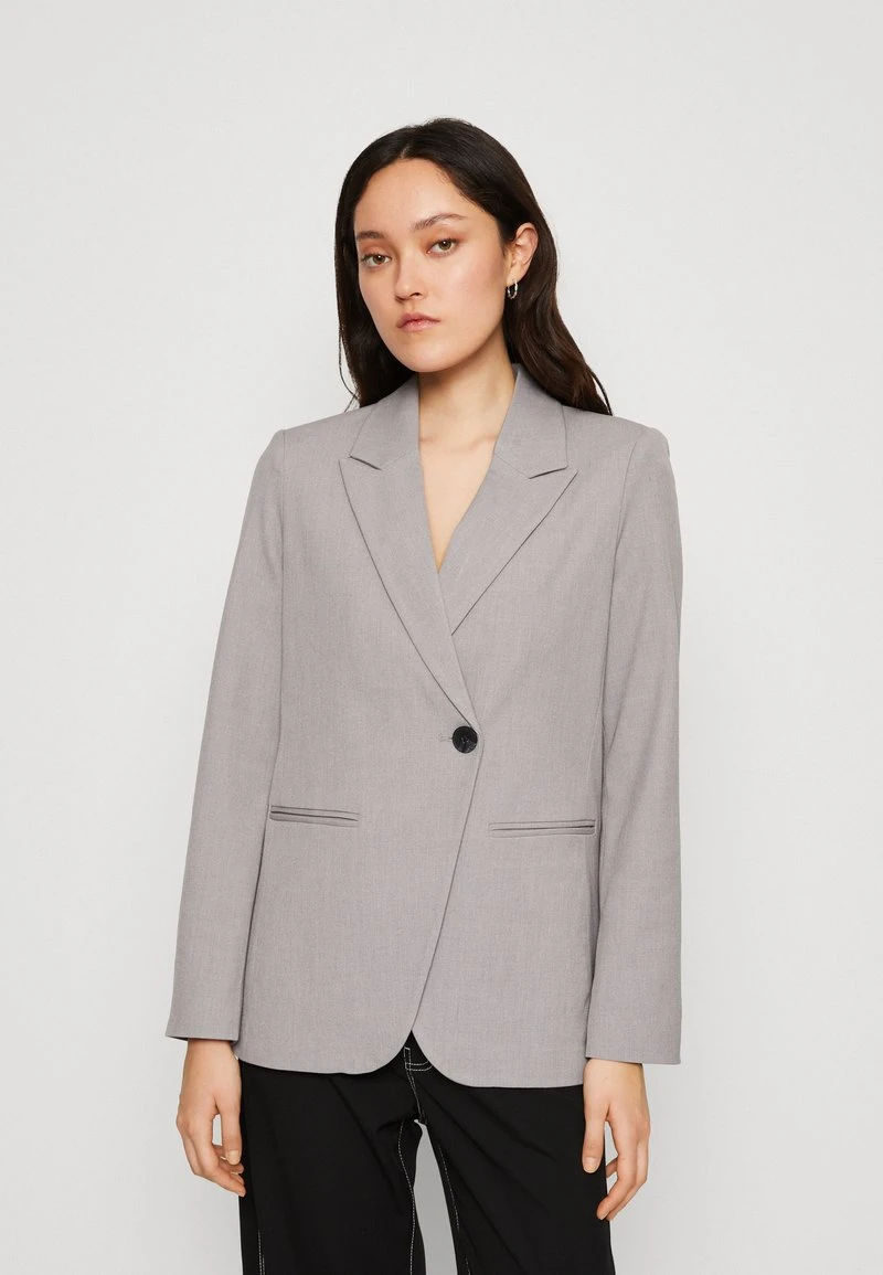 Vero Moda VMRIELOA FITTED - Blazer - Light Grey Melange 1 Vero Moda VMRIELOA FITTED - Blazer - Light Grey Melange