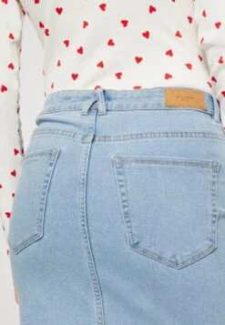 Vero Moda VMLUNA SKIRT - Jeansrock - Light Blue Denim -Vero Moda Verkäufe e491562a1d1e49e8b9f74a5457c4ba4d