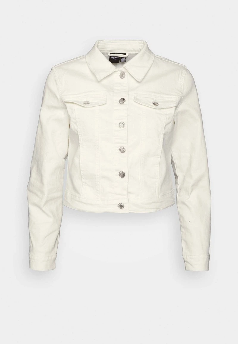 Vero Moda Petite JACKET - Jeansjacke - Cloud Dancer 4 Vero Moda Petite JACKET - Jeansjacke - Cloud Dancer – Bild 4