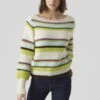 Vero Moda VMELSTAR LS BOATNECK GA EXP - Strickpullover - Birch