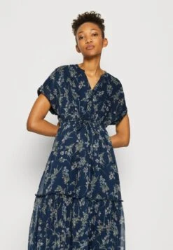 Vero Moda VMSMILLA V NECK CALF DRESS - Blusenkleid - Night Sky/vega 9 Vero Moda VMSMILLA V NECK CALF DRESS - Blusenkleid - Night Sky/vega -Vero Moda Verkäufe e93e659eb99343bca1e0de79c1bb81ab