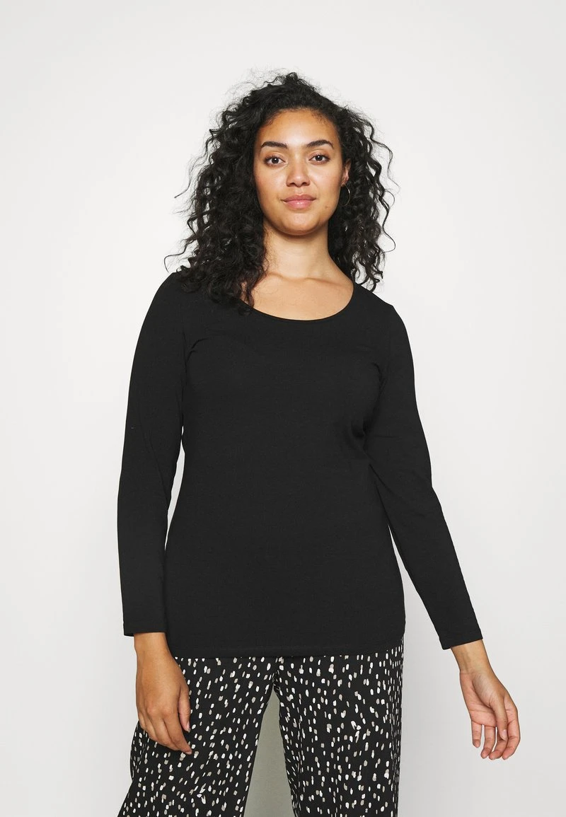 Vero Moda Curve VMPAXI SOFT UNECK - Langarmshirt - Black 6 Vero Moda Curve VMPAXI SOFT UNECK - Langarmshirt - Black – Bild 6