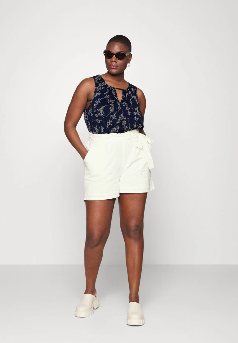 Vero Moda Curve VMSMILLA - Bluse - Navy Blazer/vega 2 Vero Moda Curve VMSMILLA - Bluse - Navy Blazer/vega – Bild 2