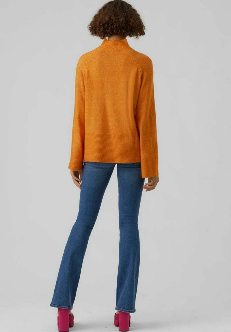 Vero Moda Strickpullover - Orange Pepper 3 Vero Moda Strickpullover - Orange Pepper – Bild 3