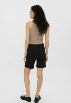Vero Moda VMBRENDA LONG MIX - Jeans Shorts - Black Denim -Vero Moda Verkäufe f004f617ff364198a68b725545b81209