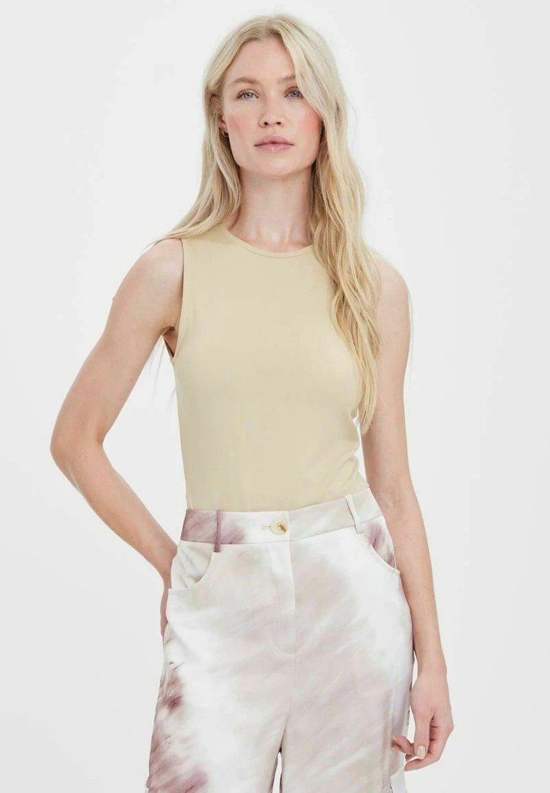 Vero Moda ÄRMELLOSER - Body - White Pepper 1 Vero Moda ÄRMELLOSER - Body - White Pepper