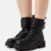 Vero Moda VMLYA BOOT - Schnürstiefelette - Black