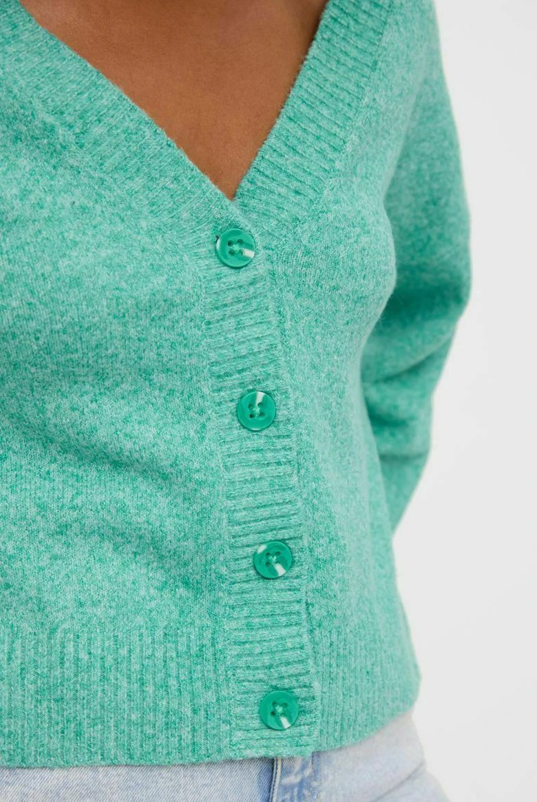 Vero Moda VMDOFFY - Strickjacke - Pepper Green 4 Vero Moda VMDOFFY - Strickjacke - Pepper Green – Bild 4