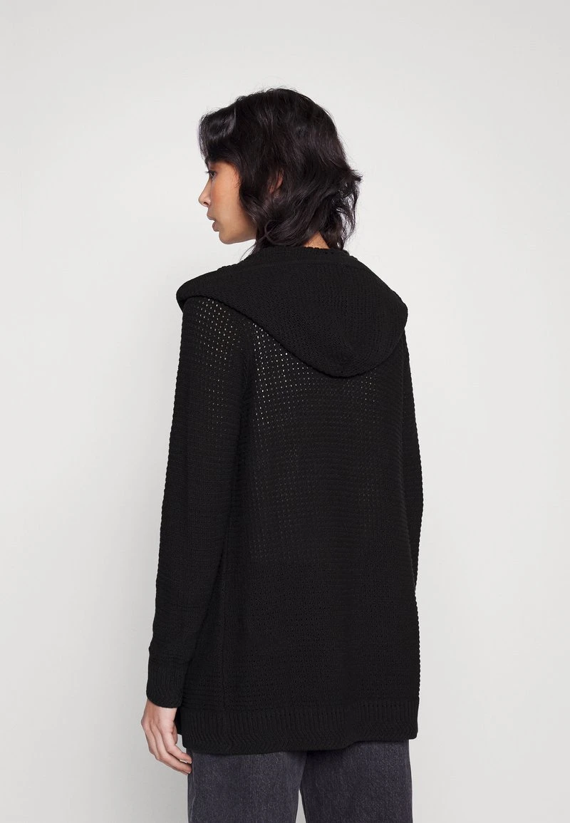 Vero Moda Petite HOOD CARDIGAN - Strickjacke - Black 3 Vero Moda Petite HOOD CARDIGAN - Strickjacke - Black – Bild 3