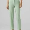 Vero Moda VMZELDA HW STRAIGHT NOOS - Stoffhose - Mist Green