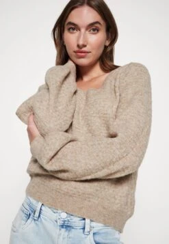 Vero Moda VMDALIA - Strickpullover - Beige -Vero Moda Verkäufe f8bc3129c2364ba3bbfd004f815d6080