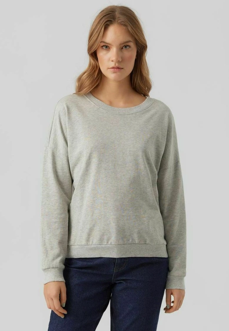 Vero Moda VMOCTAVIA LS JRS NOOS - Sweatshirt - Light Grey Melange 6 Vero Moda VMOCTAVIA LS JRS NOOS - Sweatshirt - Light Grey Melange – Bild 6