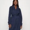 Vero Moda Tall VMLOU LONG - Trenchcoat - Navy Blazer