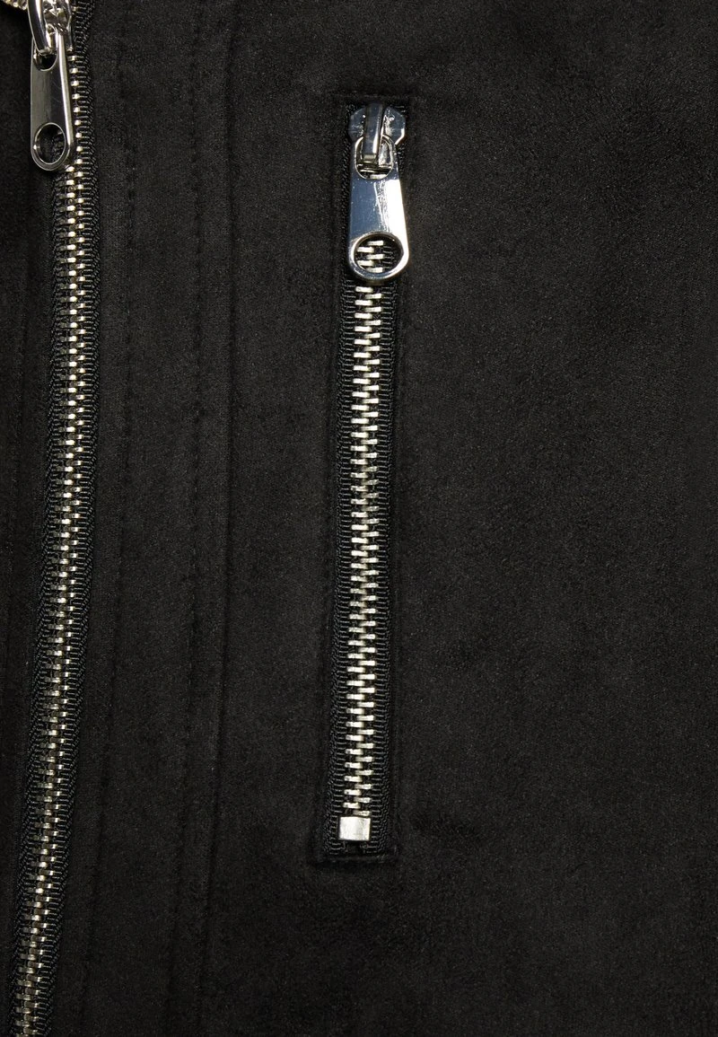 Vero Moda Tall VMJOSE SHORT JACKET - Kunstlederjacke - Black 3 Vero Moda Tall VMJOSE SHORT JACKET - Kunstlederjacke - Black – Bild 3