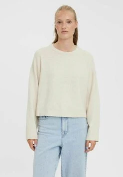 Vero Moda DOFFY BOO - Strickpullover - Birch