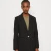 Vero Moda VMNOATANA REGULAR SOLID - Kurzmantel - Black
