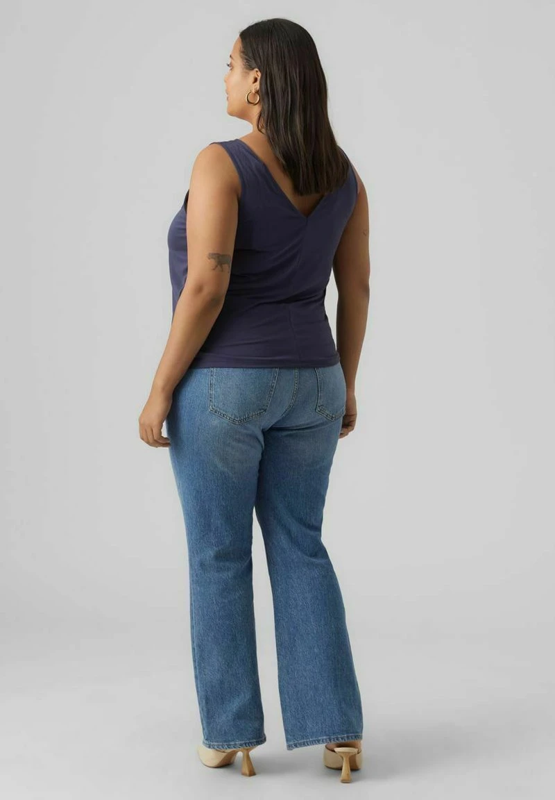 Vero Moda Curve Top - Navy 3 Vero Moda Curve Top - Navy – Bild 3